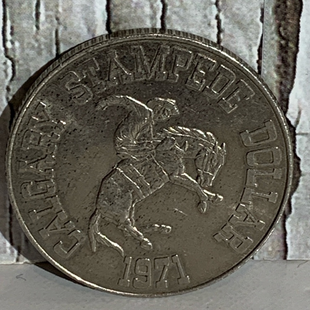 Calgary Stampede Dollar Trade Token Coin 1971